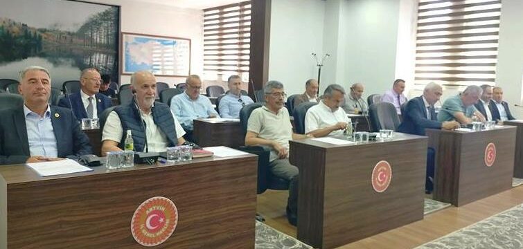 Artvin İl Genel Meclisi Haziran ayı ikinci toplantısı yapıldı