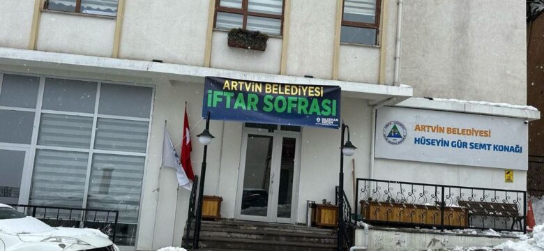 Korumalı: Artvin Belediyesinden “İftar Sofrası”